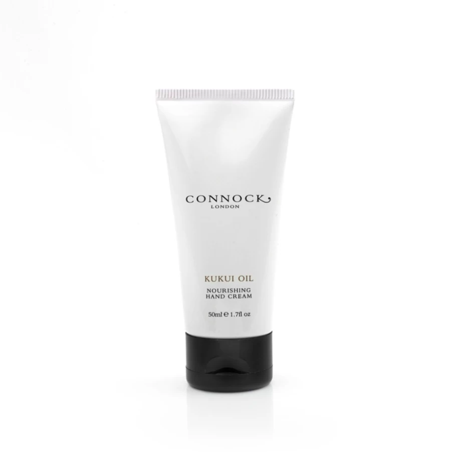 Connock London Kukui Oil Hand Cream for Women - Deep Nourishing & Moisturizing
