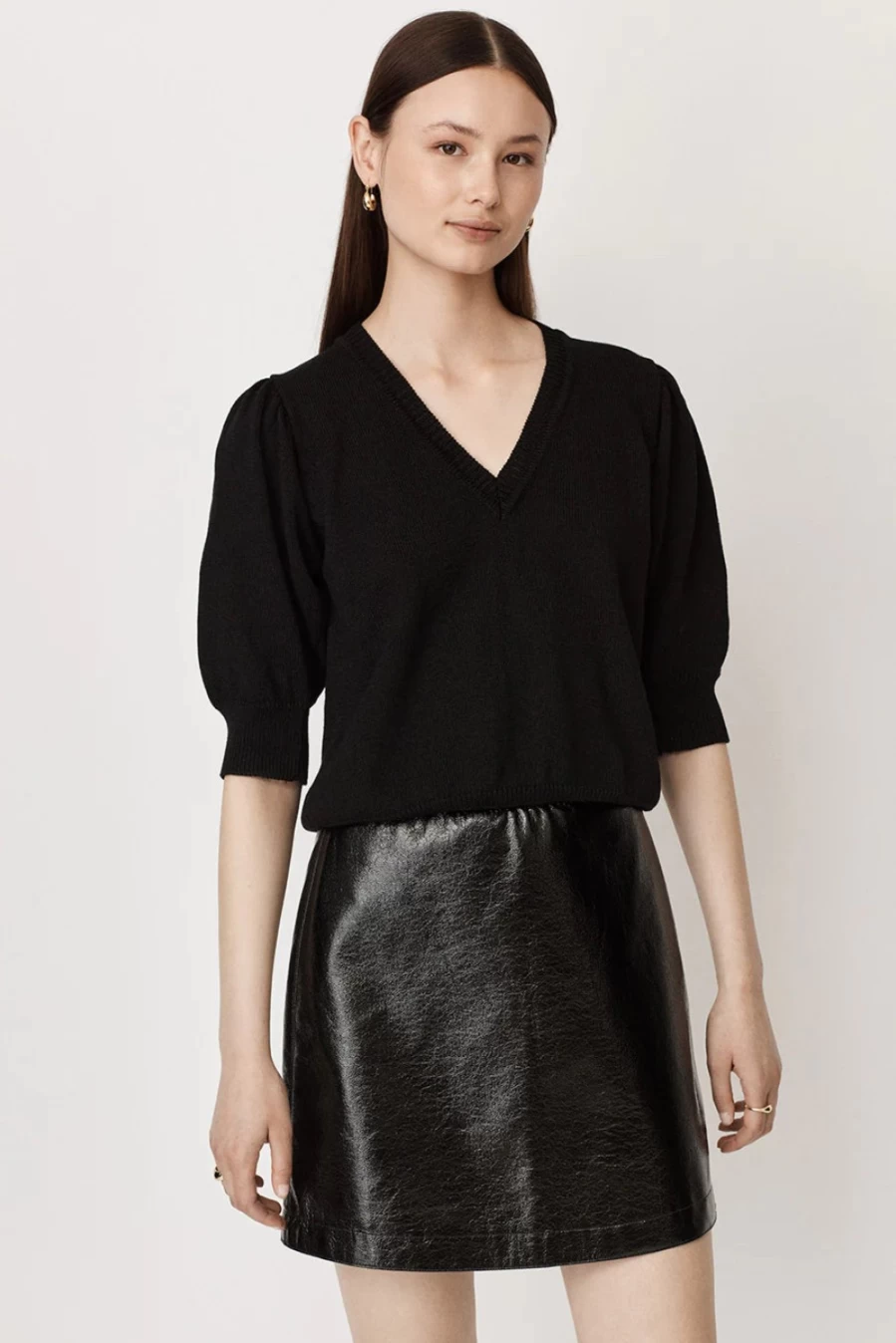 Mayla Women's Estelle Black Mini Skirt