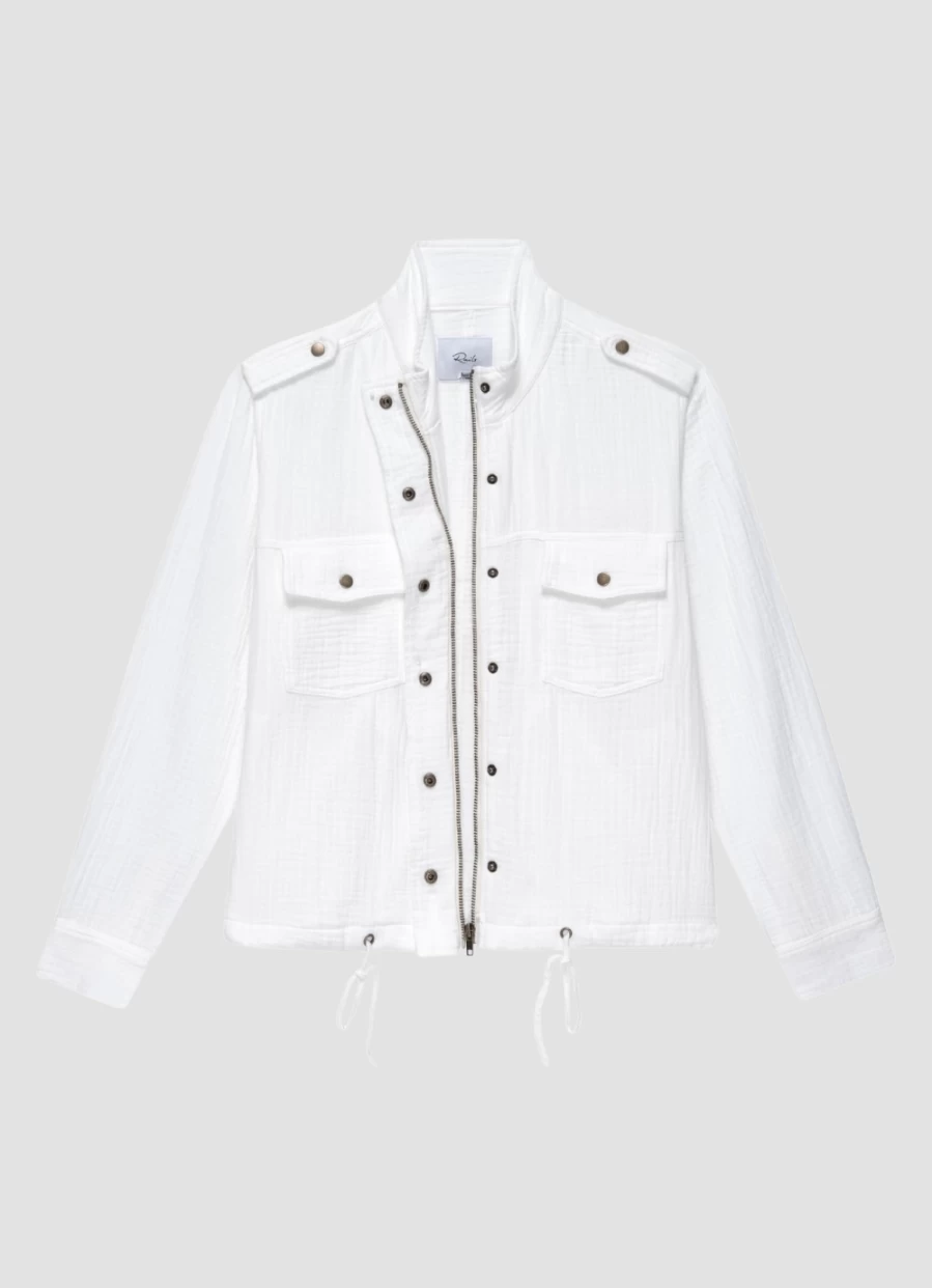 Rails Women's Collins White Jacket – Classic Casual Outerwear
