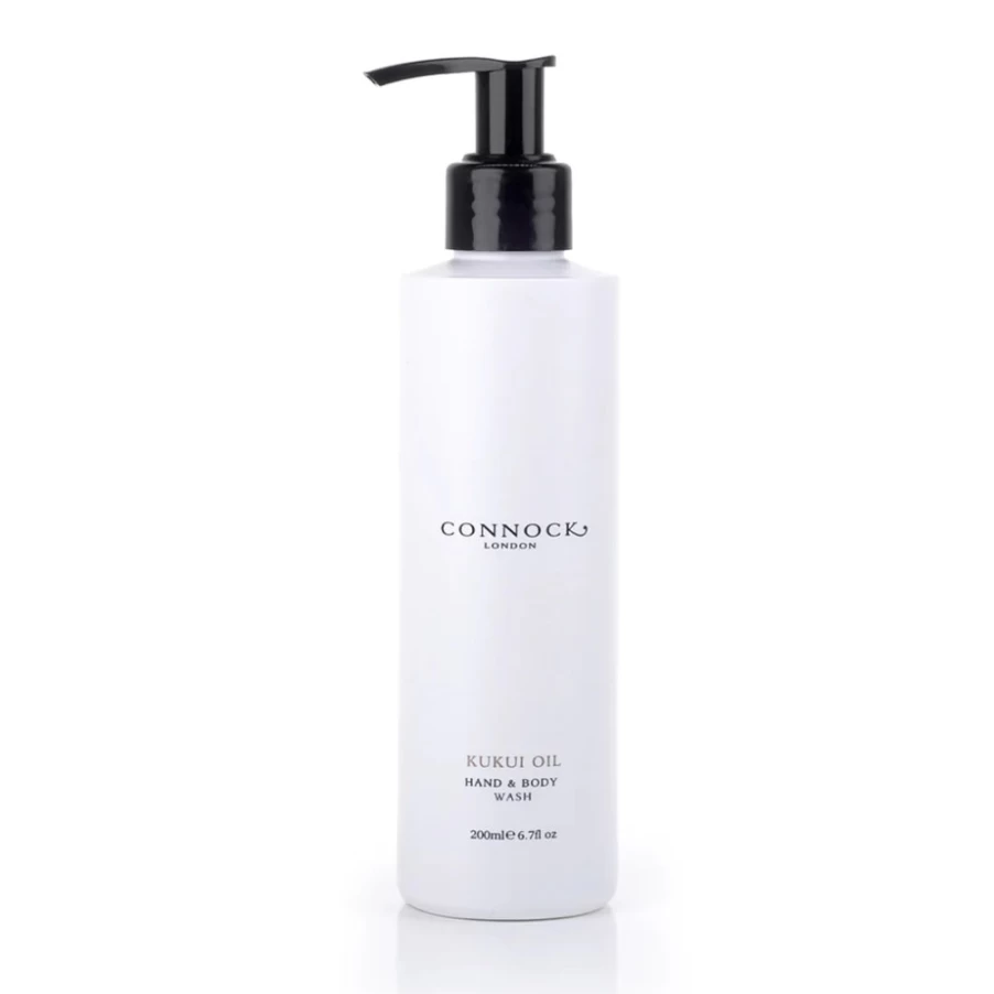 Connock London Kukui Hand & Body Wash for Women – Moisturizing & Nourishing Cleanser