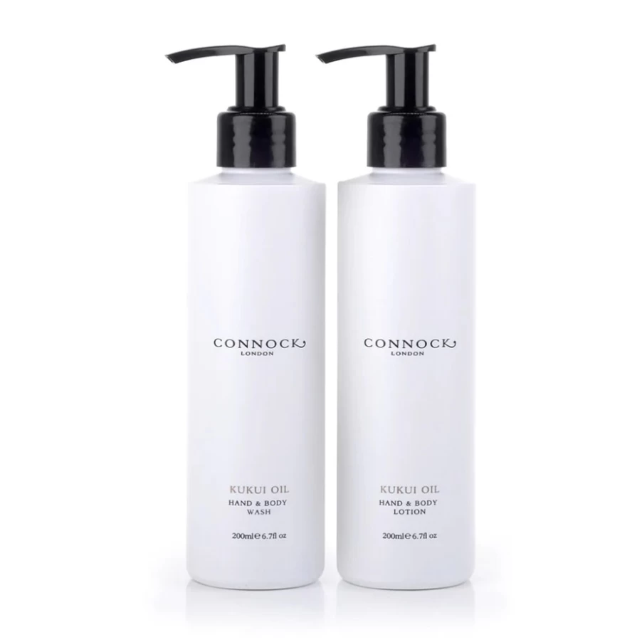 Connock London Kukui Hand & Body Wash for Women – Moisturizing & Nourishing Cleanser