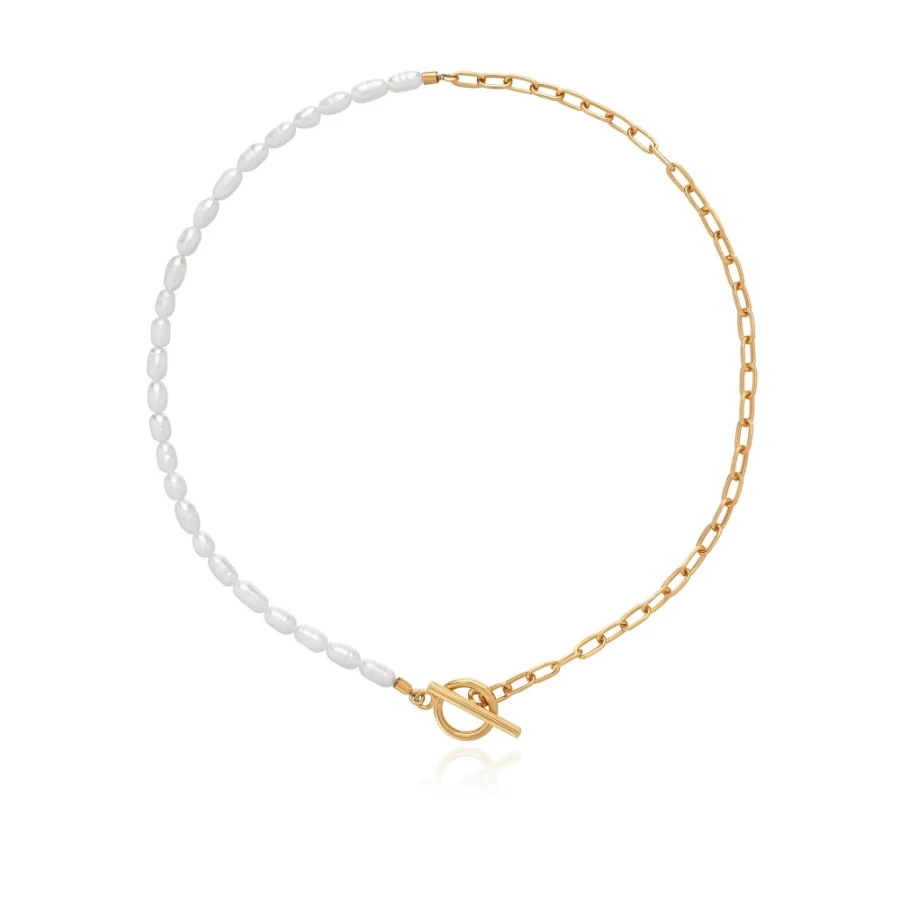 Anna Beck Women's Beaded Pearl & Chain Necklace - Elegant Layered Jewelry