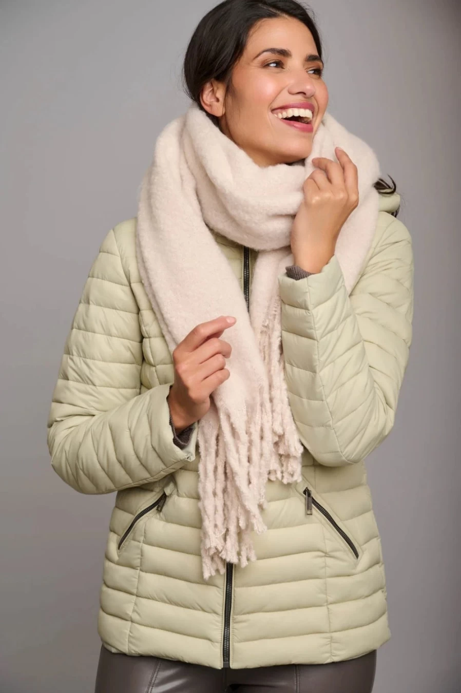 Rino & Pelle Women's Gella Dove Print Scarf - Elegant Soft Wrap