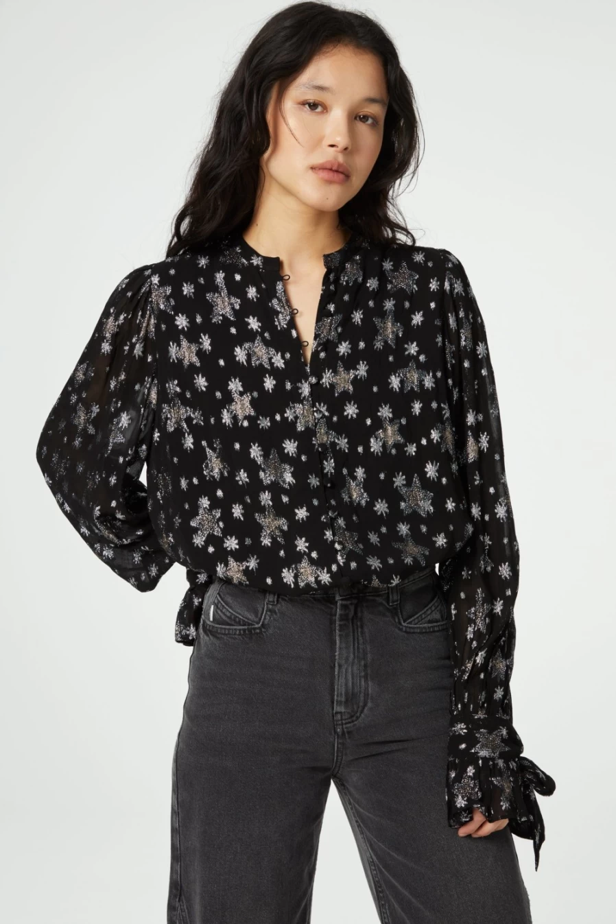 Fabienne Chapot Women's Kylie Blouse Starfleet - Stylish Floral Print Top