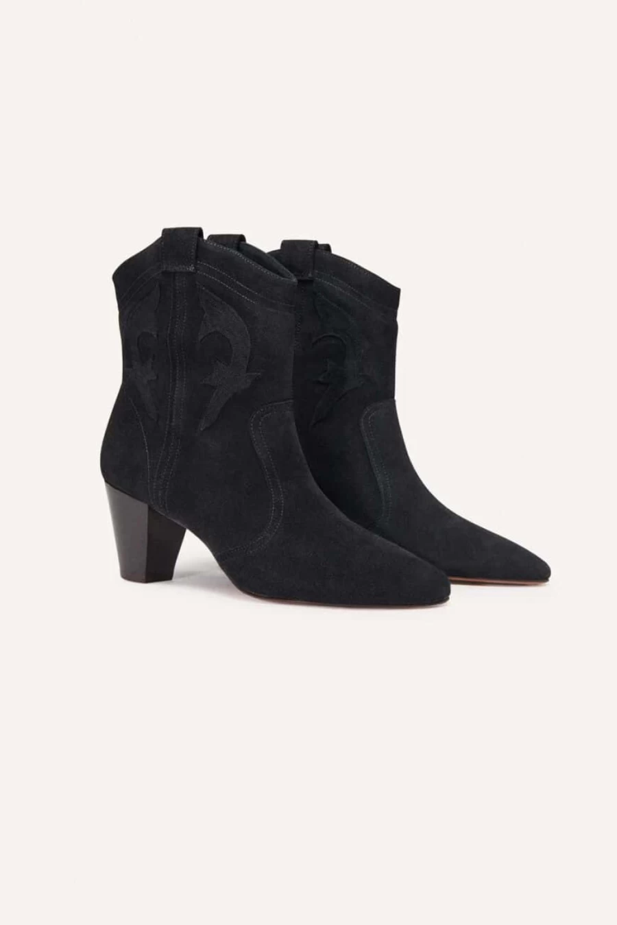 ba&sh Women's Casey Boots Carbone Ankle Boots