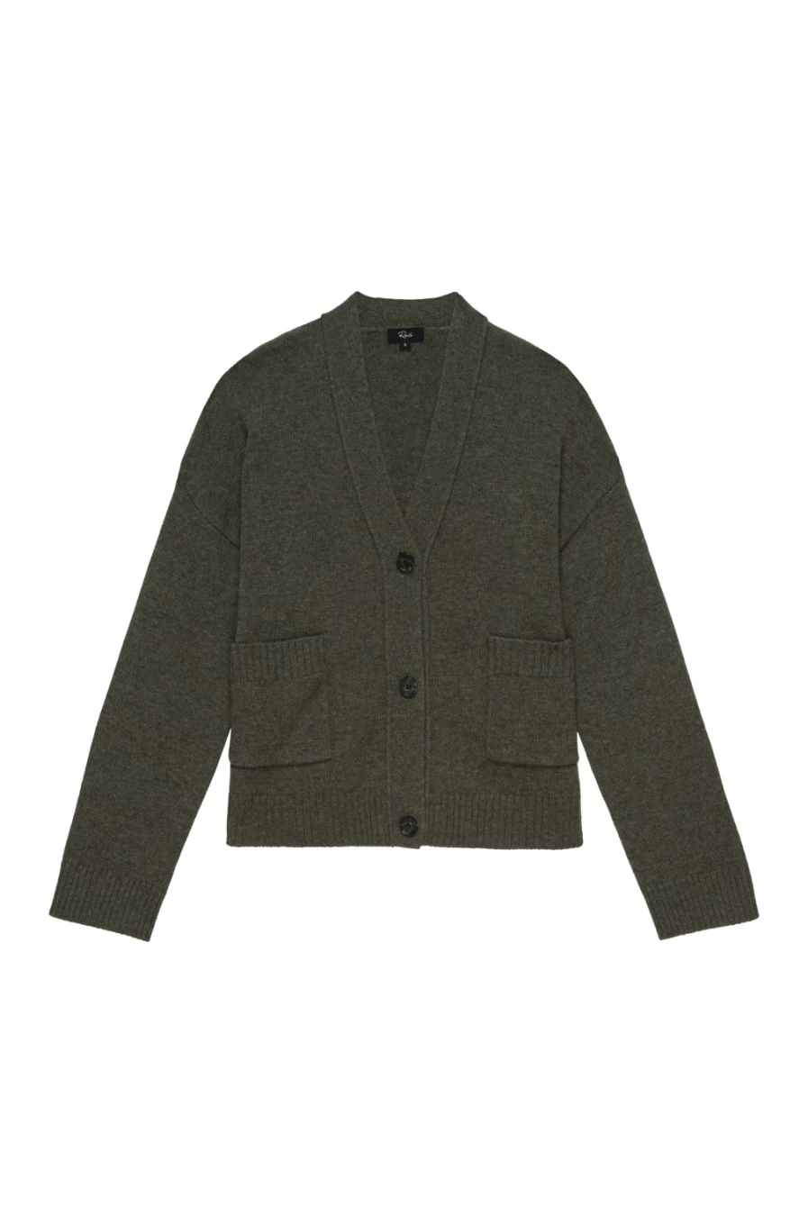 Rails Women's Lindi Cardigan in Olive - Soft Knit Open Front Sweater