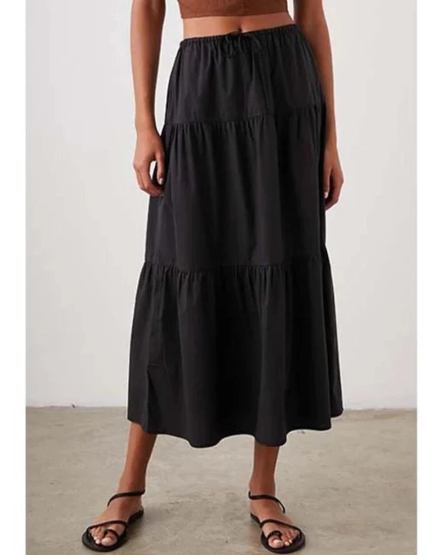 Rails Women's Mary Black Skirt - Classic Black Skirt for Women