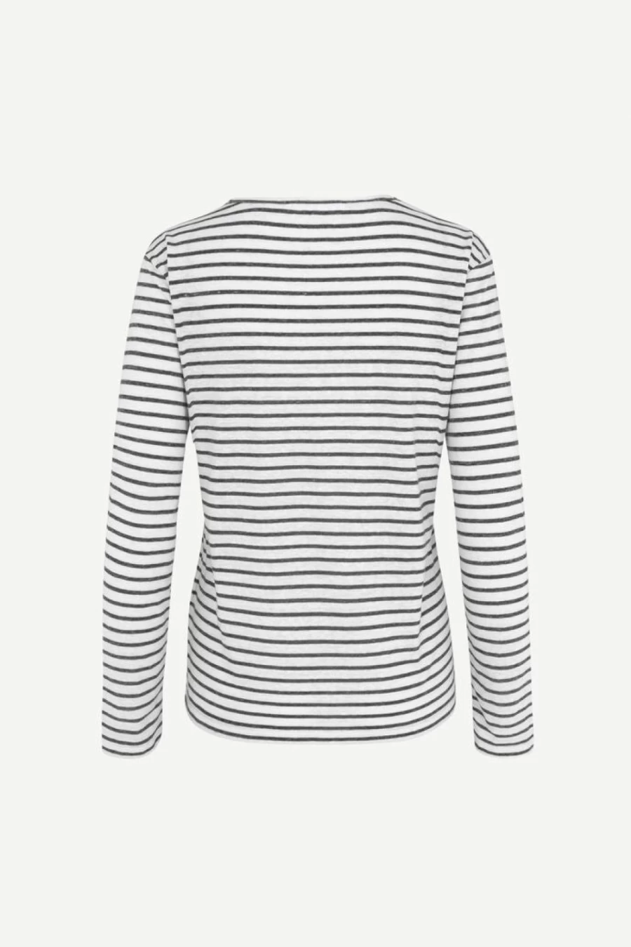 Samsoe Samsoe Women's Nobel LS Stripe White Black Long Sleeve Shirt