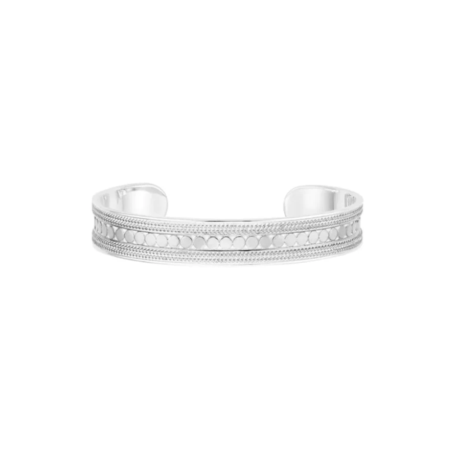 Anna Beck Women's Classic Silver Cuff Bracelet - Elegant Sterling Silver Jewelry