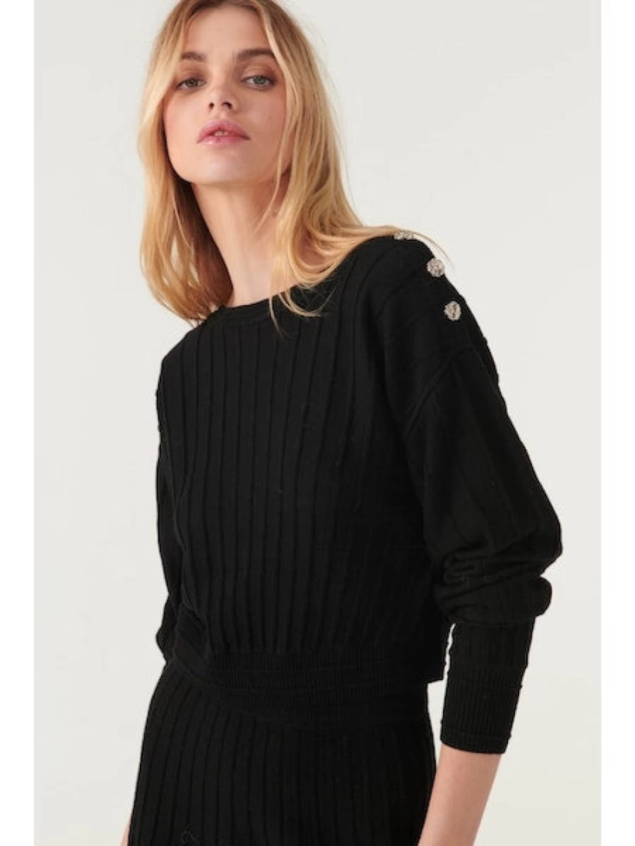 ba&sh Women's Jynx Top in Black - Stylish & Comfortable Blouse