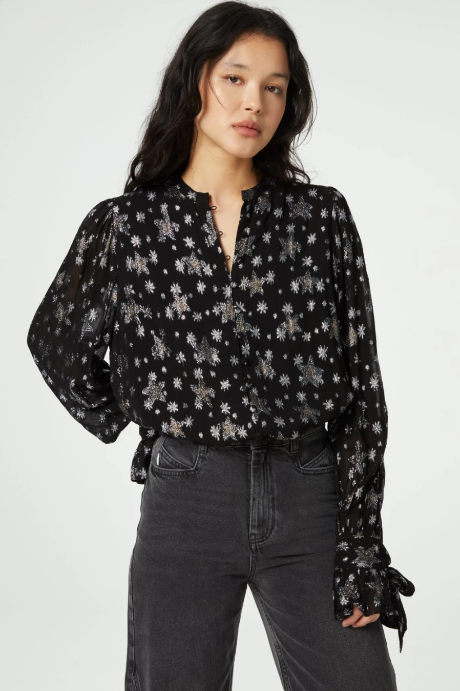 Fabienne Chapot Women's Kylie Blouse Starfleet - Stylish Floral Print Top