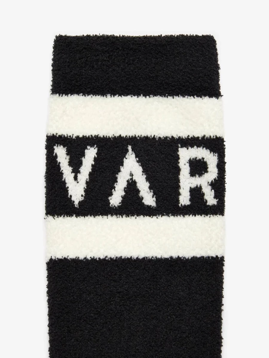 Varley Women's Spencer Socks in Black and Egret - Comfortable Athletic Socks for Running and Training