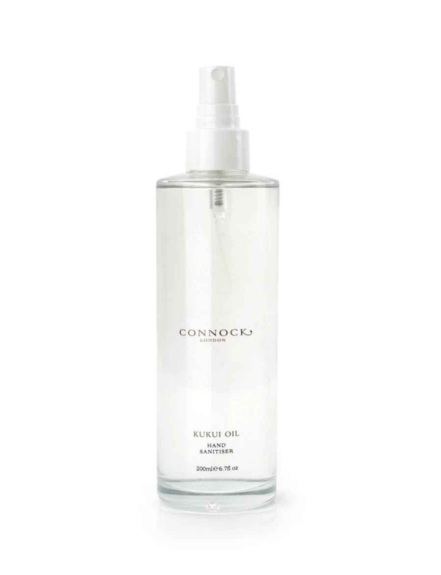 Connock London Kukui Oil Hand Sanitiser Refill 200ml - Moisturising & Nourishing for Women
