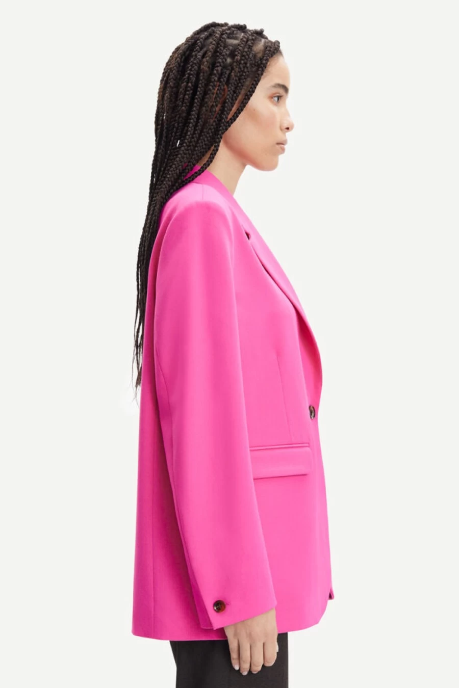 Samsoe Samsoe Women's Haven Blazer in Fandango Pink | Stylish Tailored Jacket
