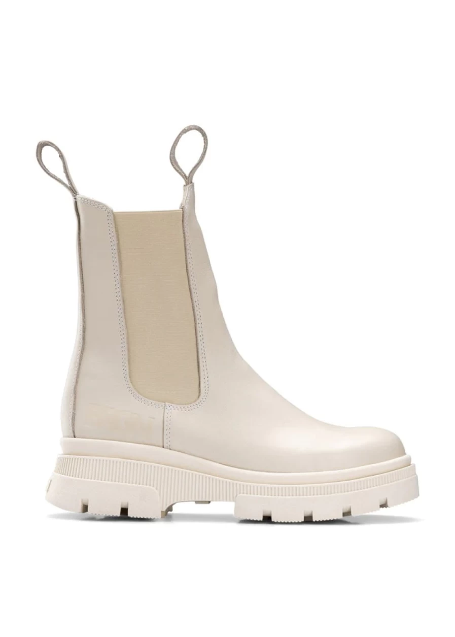 BRGN Women's Waterproof Chelsea Boot Sand - Comfortable Slip-Resistant Ankle Boots for All Weather