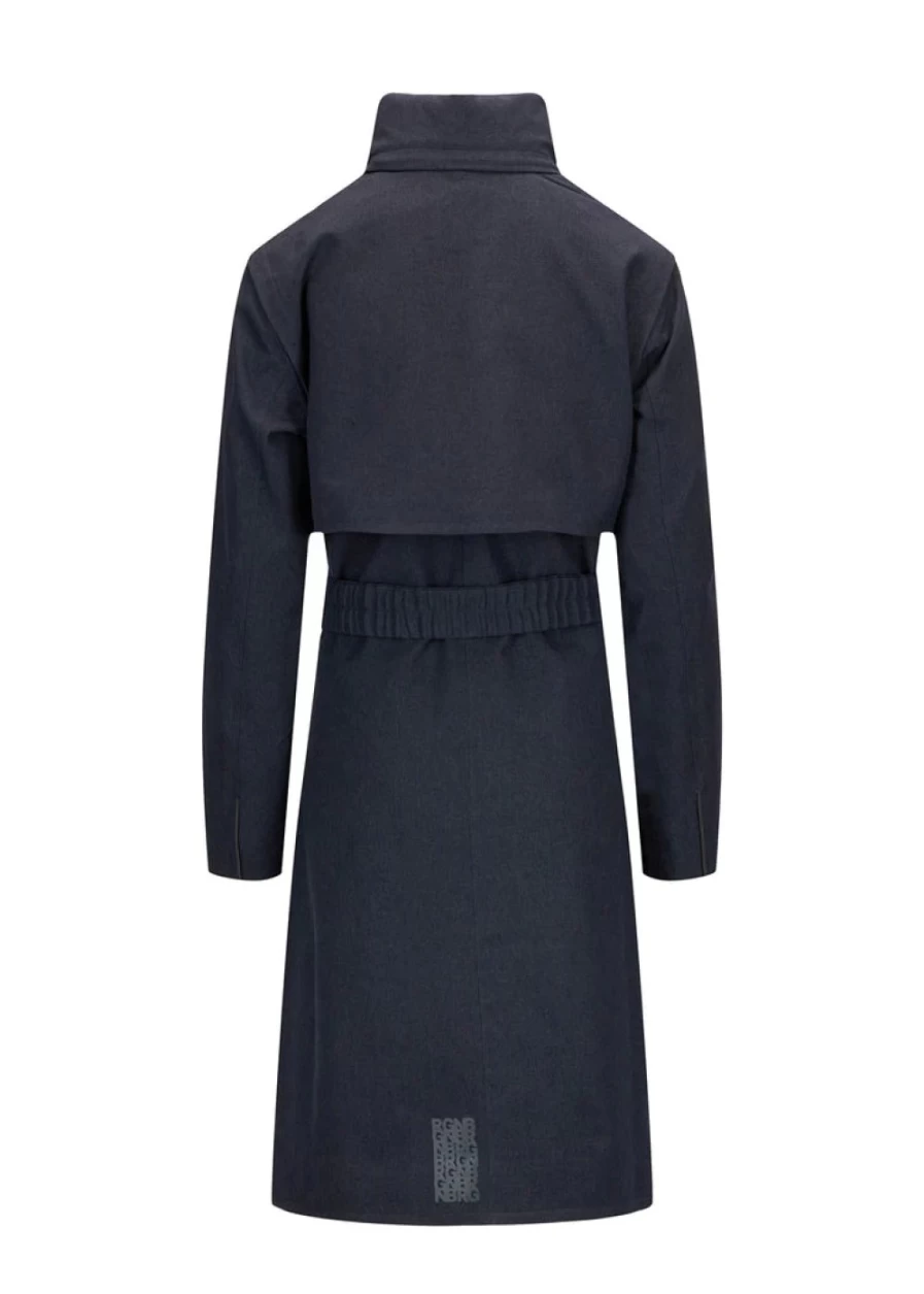 BRGN Women's Skyet Coat in Dark Navy - Premium Outerwear for Stylish Comfort