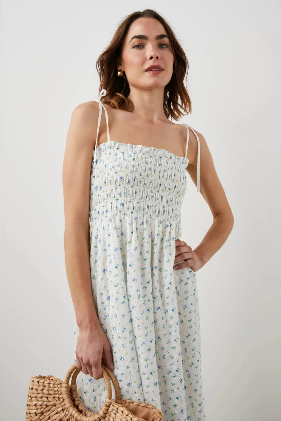 Rails Women's Faith Dress in Bluebell - Eyelet Lace Summer Dress