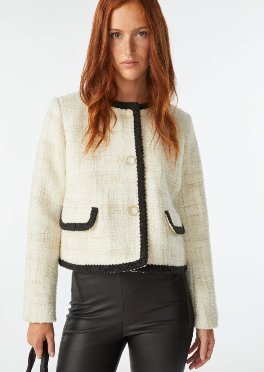 ba&sh Women's Fedji Jacket in Ecru - Stylish Casual Outerwear