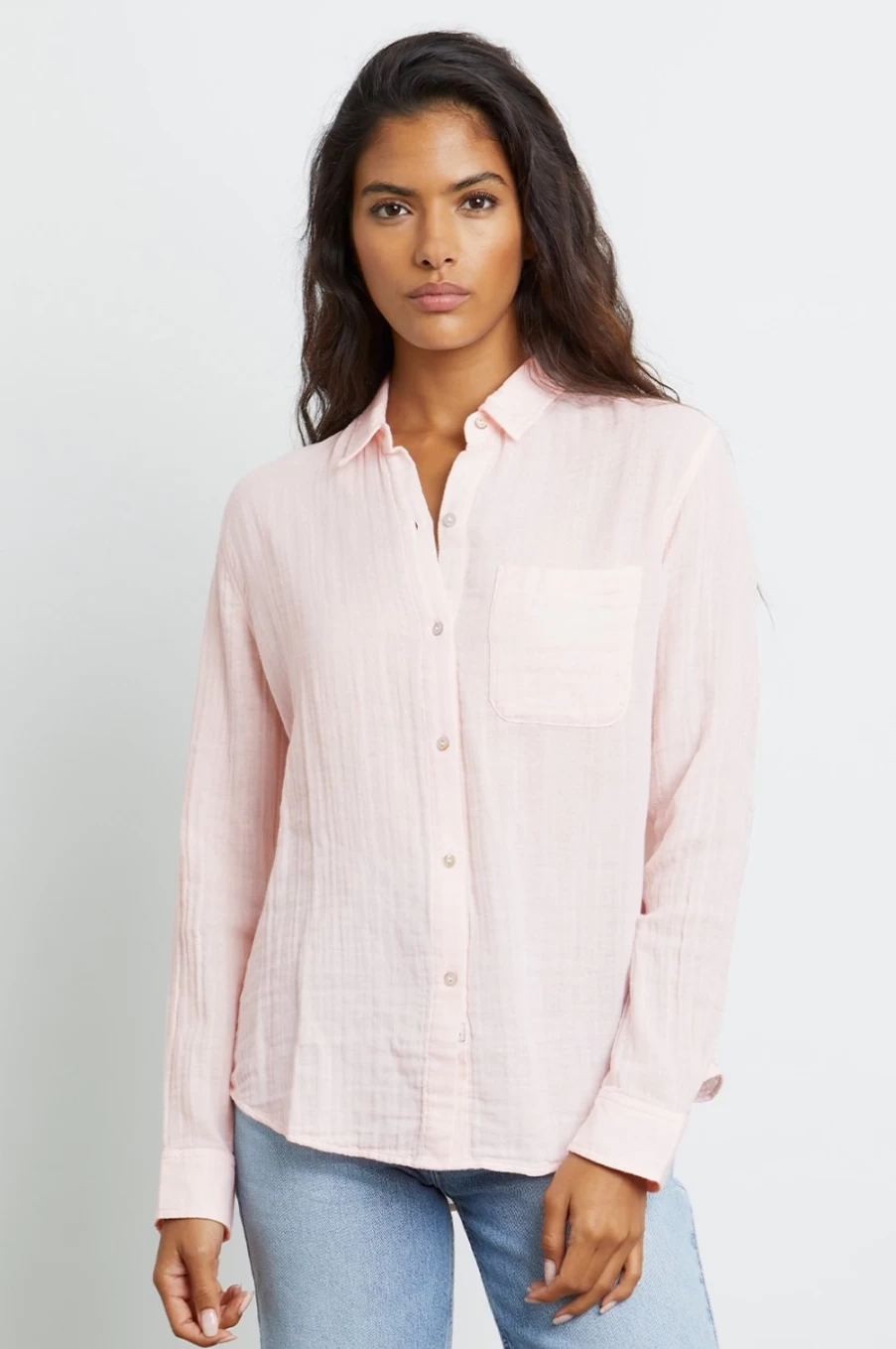 Rails Women's Ellis Shirt in Petal - Floral Printed Blouse for Women