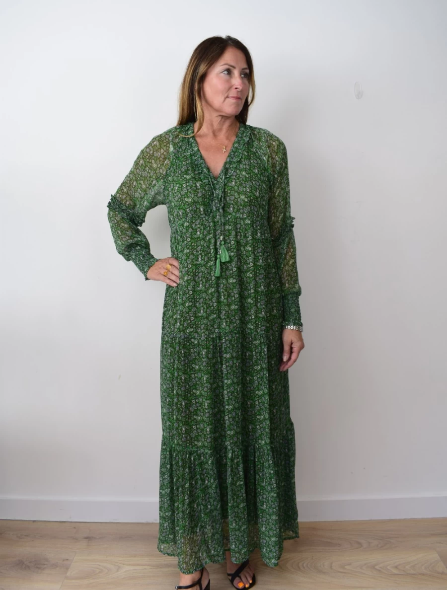 Moliin Women's Primrose Dress in Treetop - Floral Summer Dress for Women