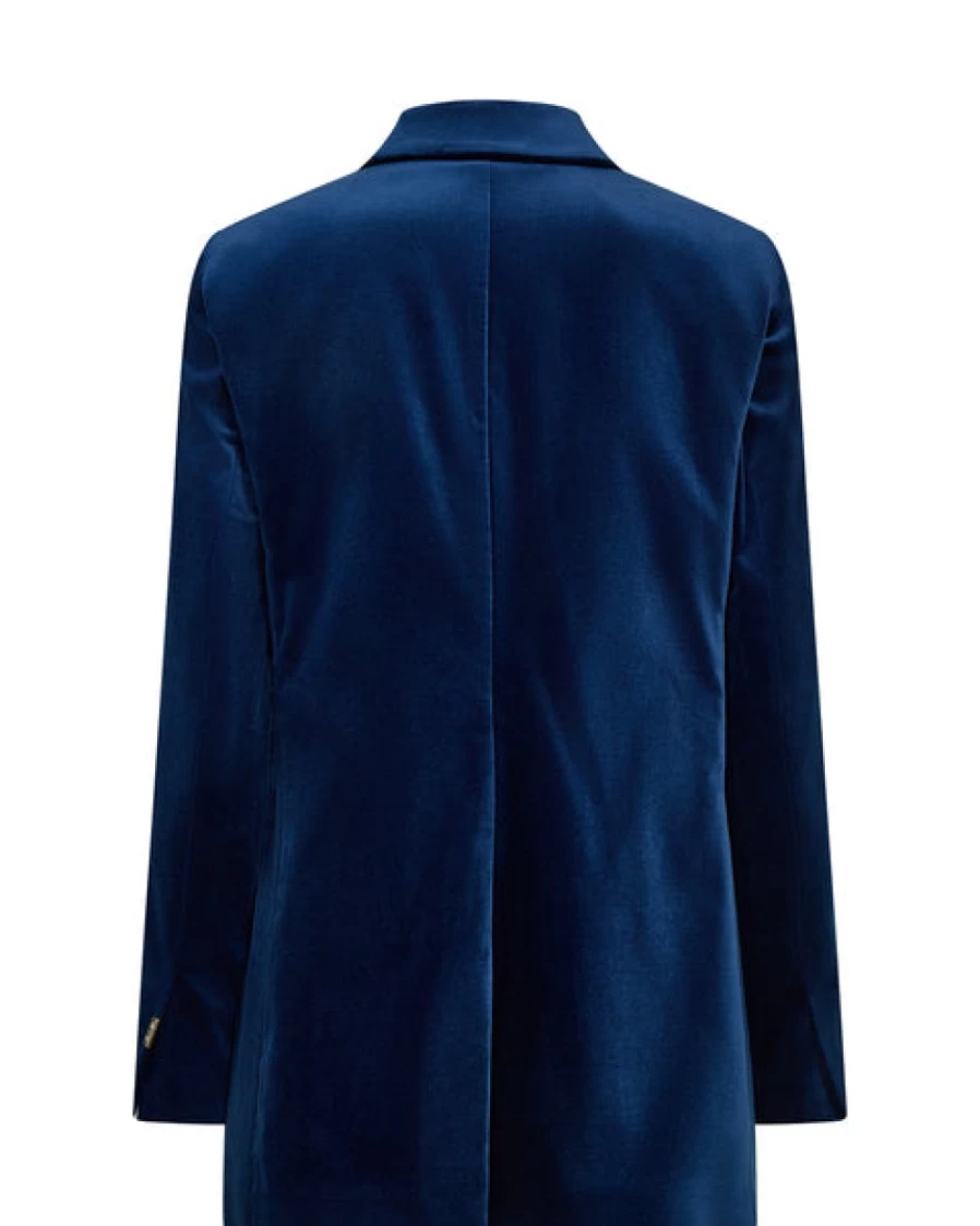 Mos Mosh Women's Blue Vez Blazer for Pageant - Mmbrit Collection