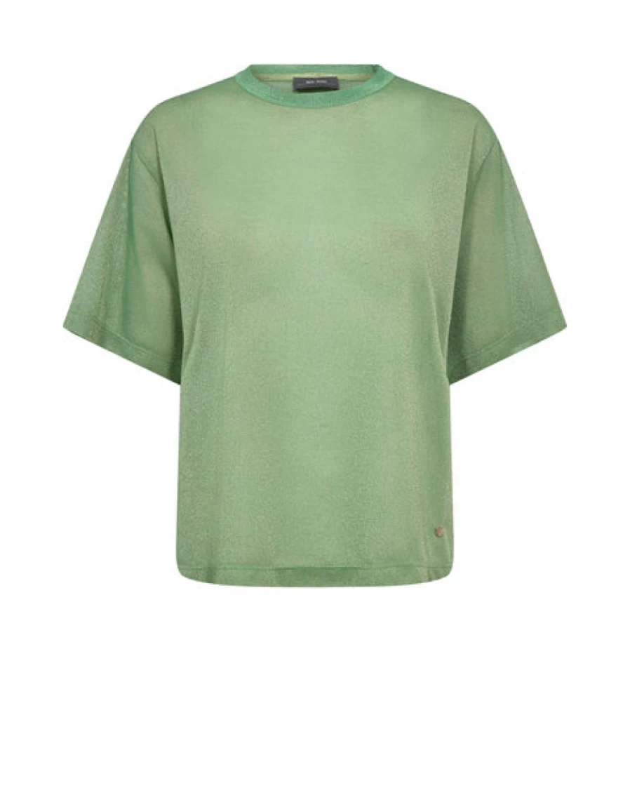Mos Mosh Women's Mmkit SS Tee in Zephyr Green - Soft Short Sleeve T-Shirt