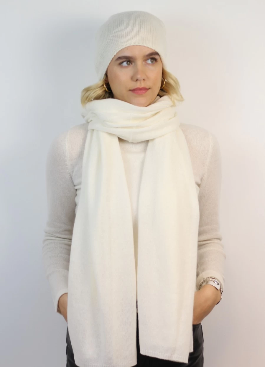 Not Shy Women's Violetta Cashmere Scarf - Luxurious Soft Winter Wrap