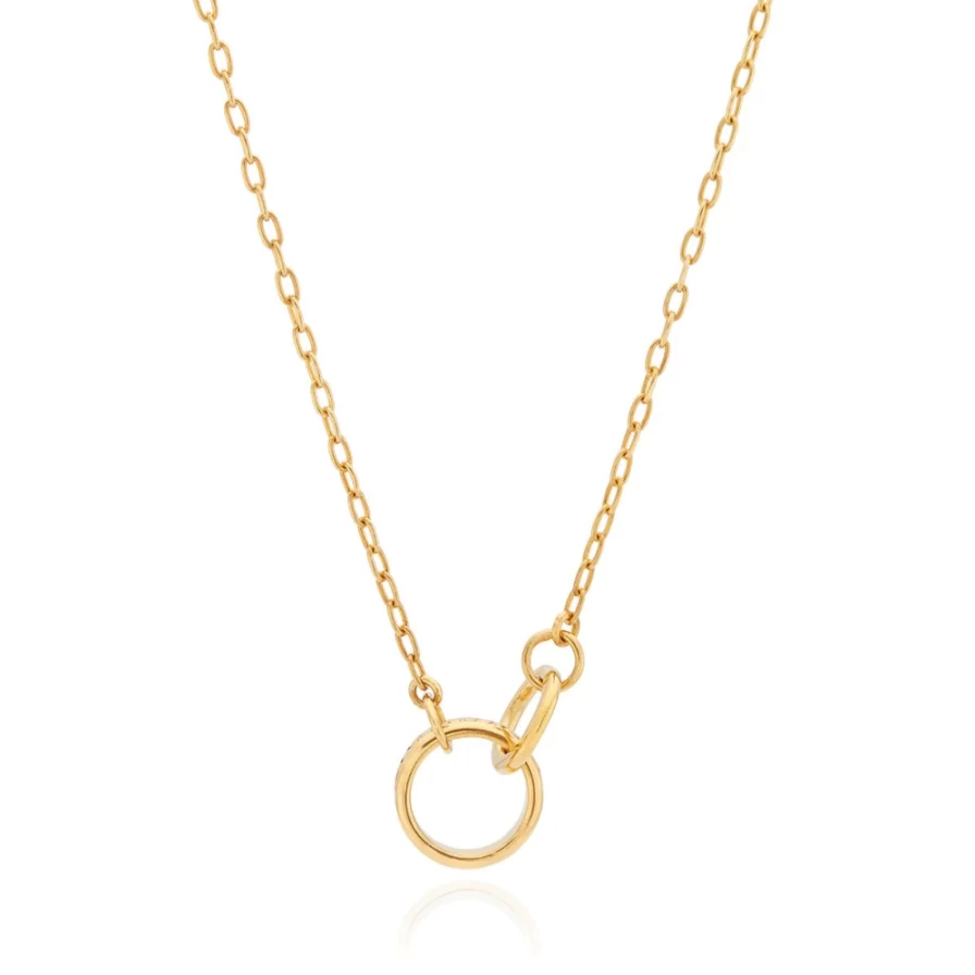 Anna Beck Women's Intertwined Circles Charity Necklace - Elegant Pendant for a Cause