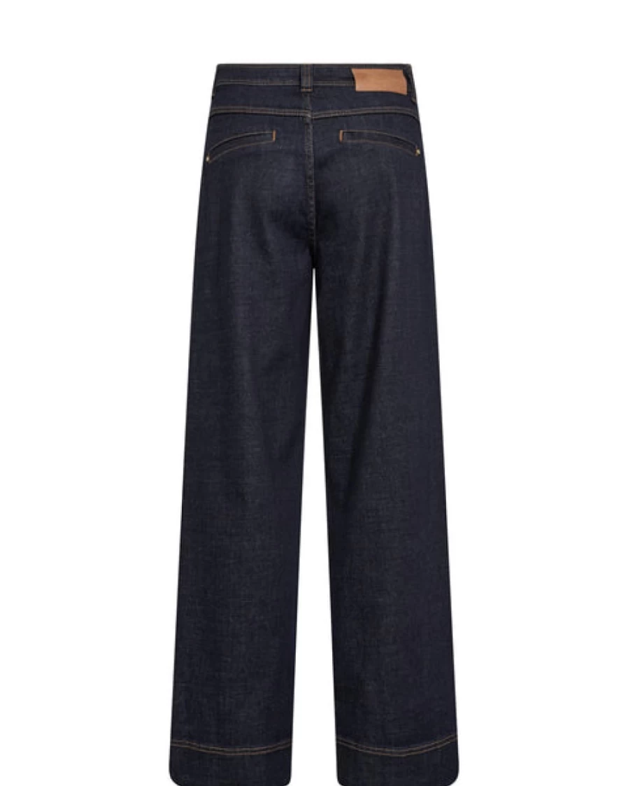 Mos Mosh Women's Knight Jeans in Dark Blue - Stylish High-Waisted Denim Pants