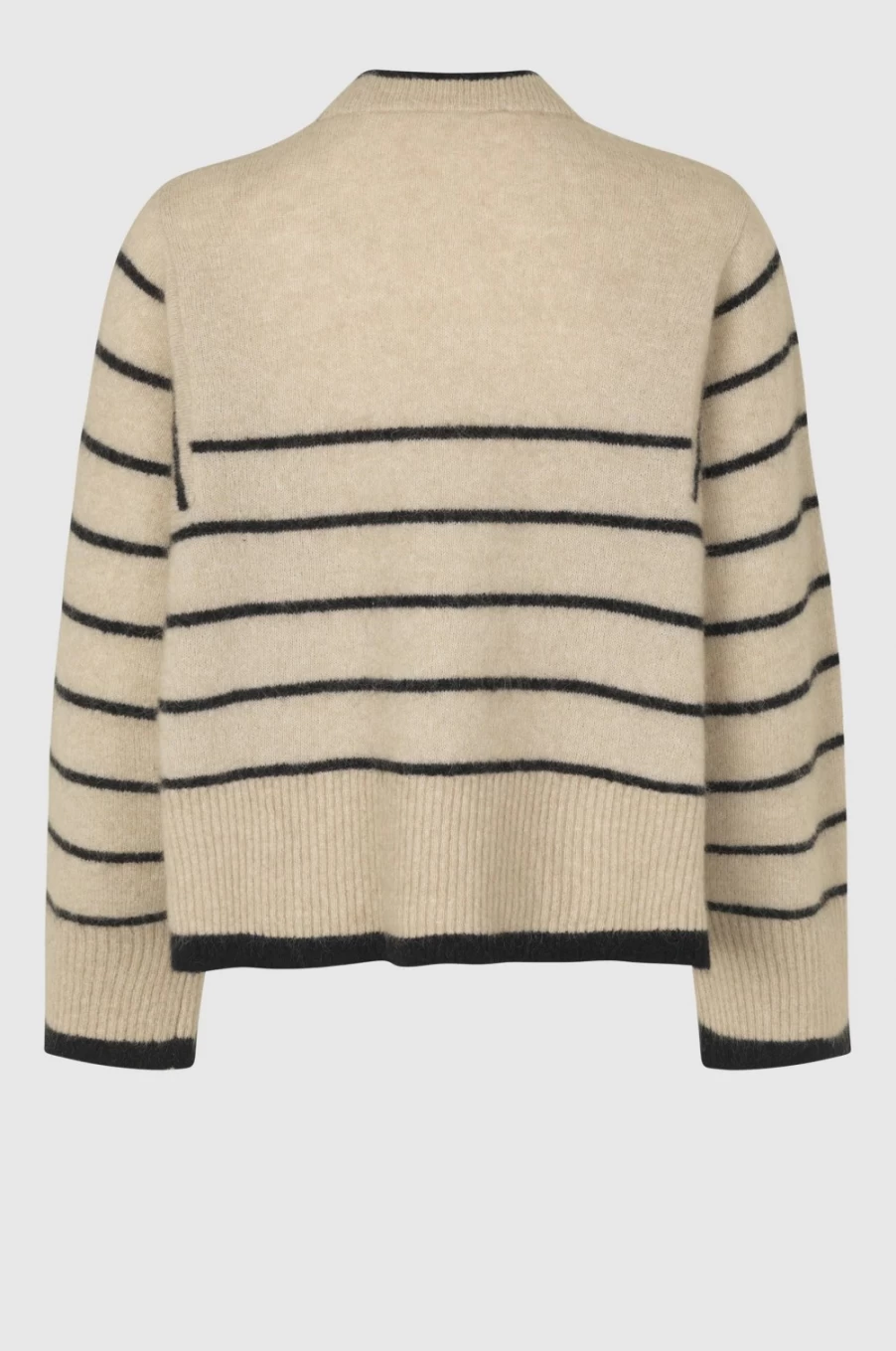 Second Female Women's Laila Knit O-Neck Oxford Tan Sweater