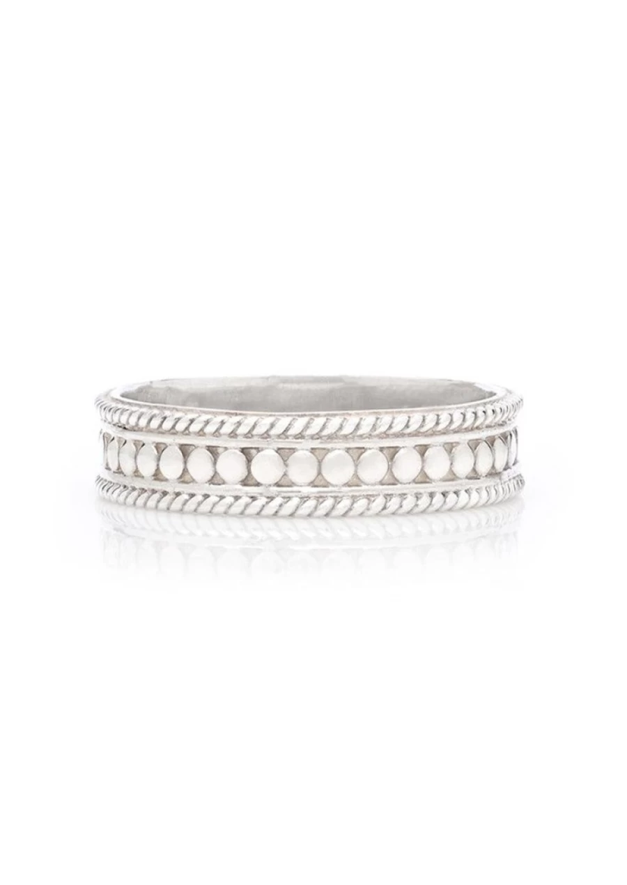 Anna Beck Women's Classic Sterling Silver Stackable Rings Set