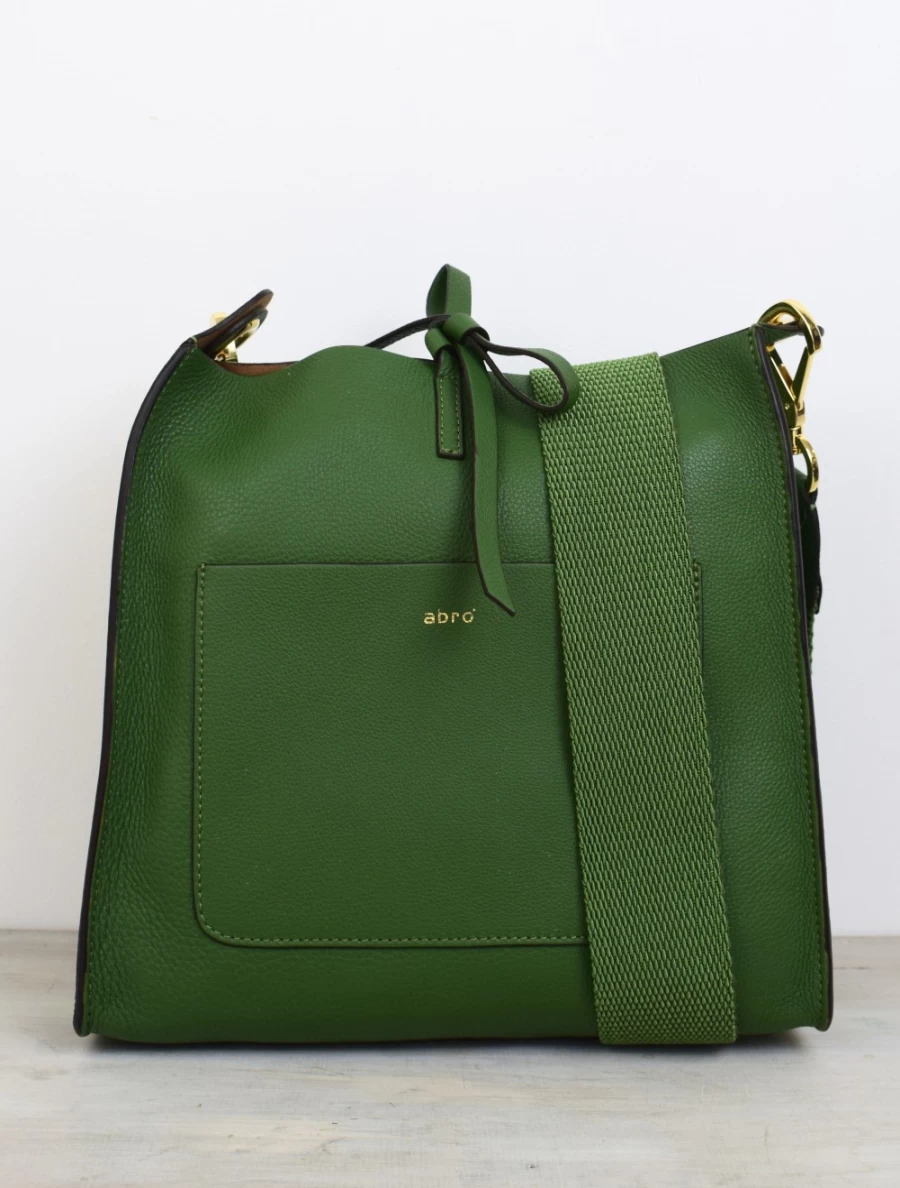 Abro Women's Raquel Small Green Crossbody Bag