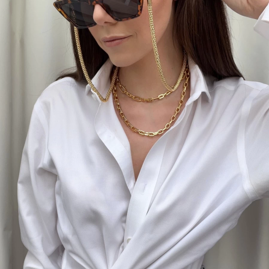 Talis Chains Miami Gold Necklace for Women – Elegant 14K Cuban Link Chain