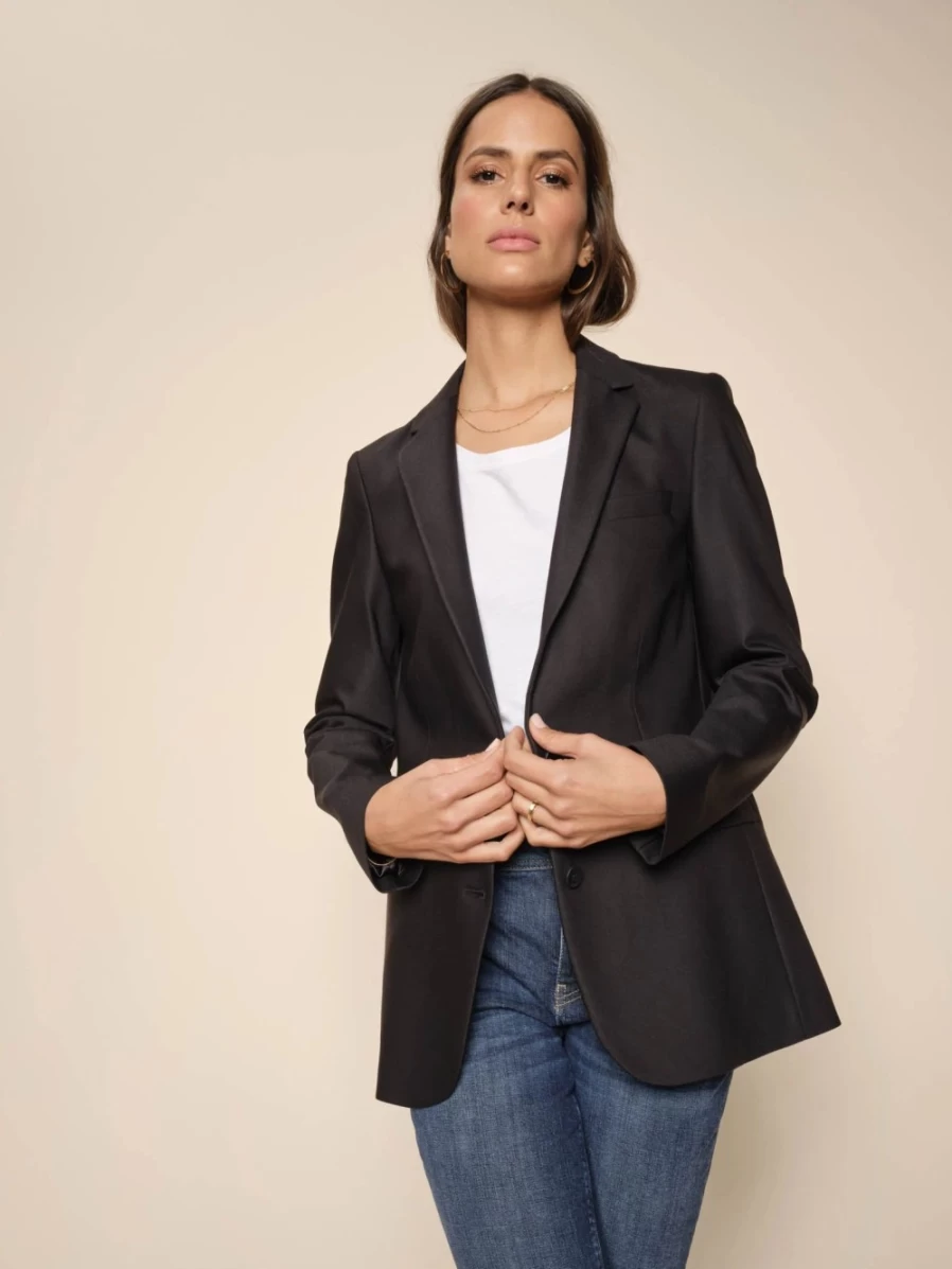 Mos Mosh Women's Mmmary Night Blazer in Black - Stylish Evening Jacket for Women