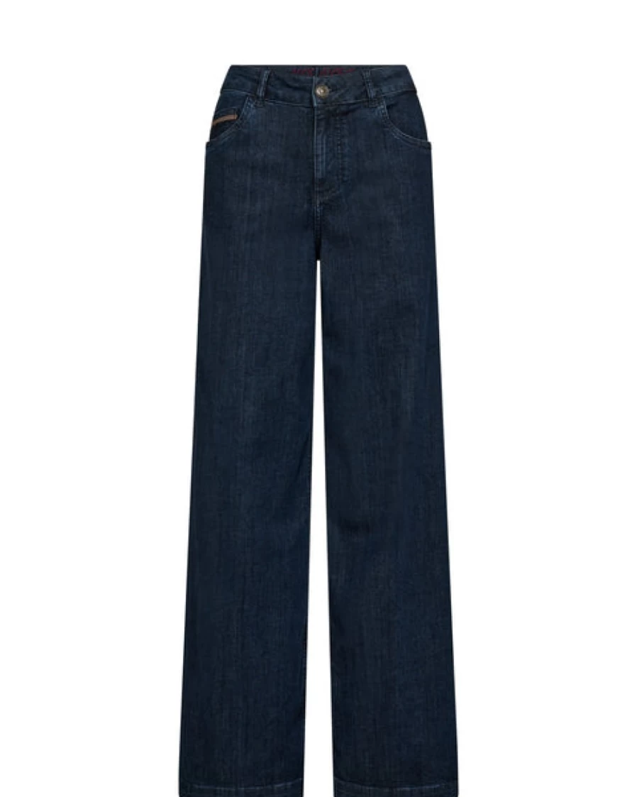 Mos Mosh Women's Janya High-Rise Slim Jeans in Dark Blue
