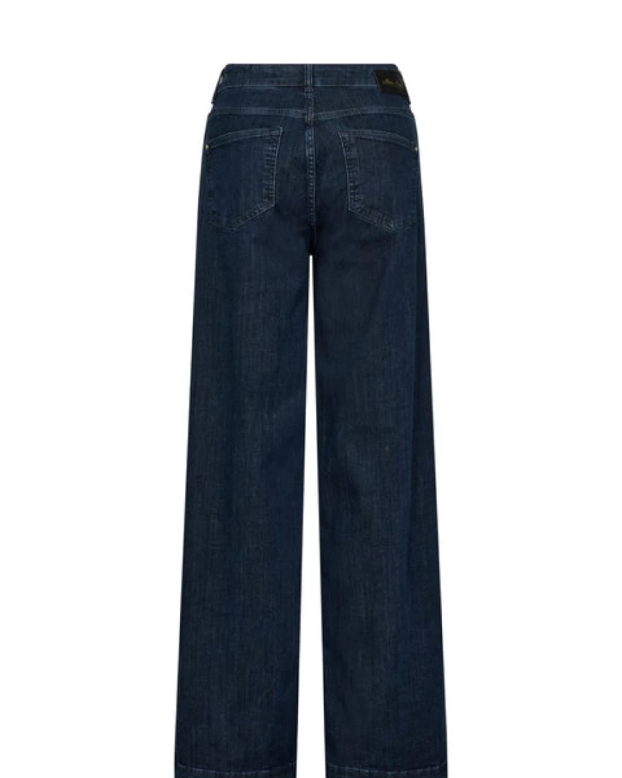 Mos Mosh Women's Janya High-Rise Slim Jeans in Dark Blue