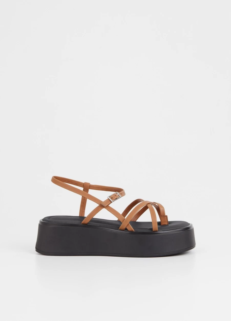 Vagabond Women's Courtney Cognac Leather Sandals