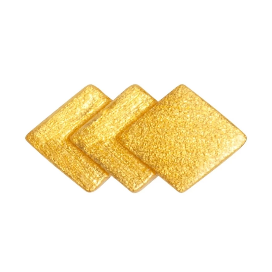Lulu Copenhagen Domino 3 Gold Necklace for Women - Elegant Cubic Zirconia Pendant