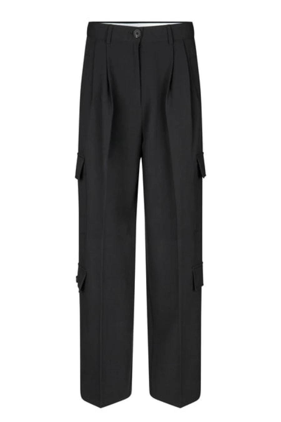 Second Female Women's Evil Pocket Trousers - Stylish Black Pants for Women