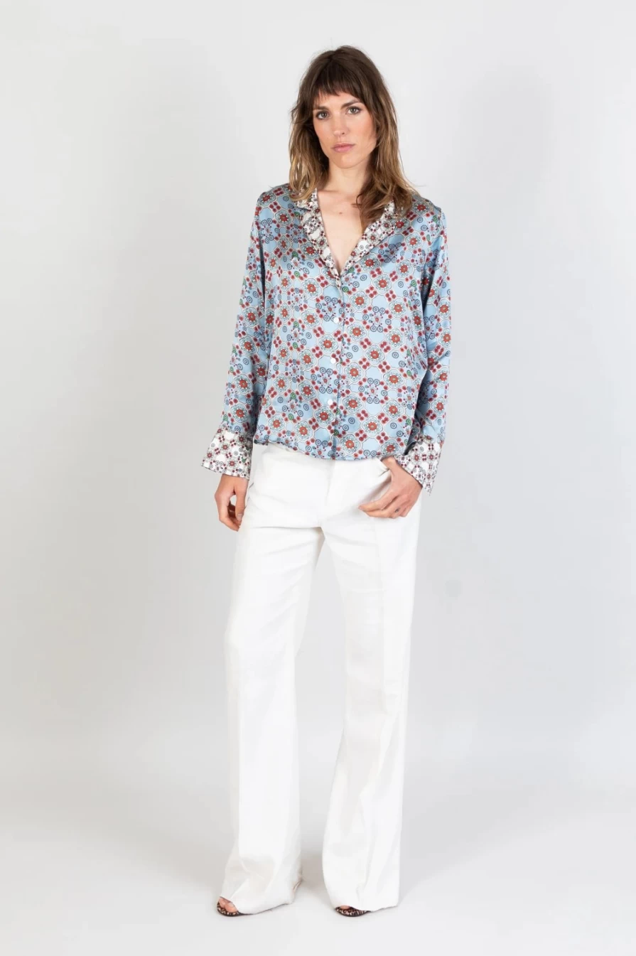 Jessica Russell Flint Women's Pandora Blazer Shirt - Stylish & Elegant Outerwear