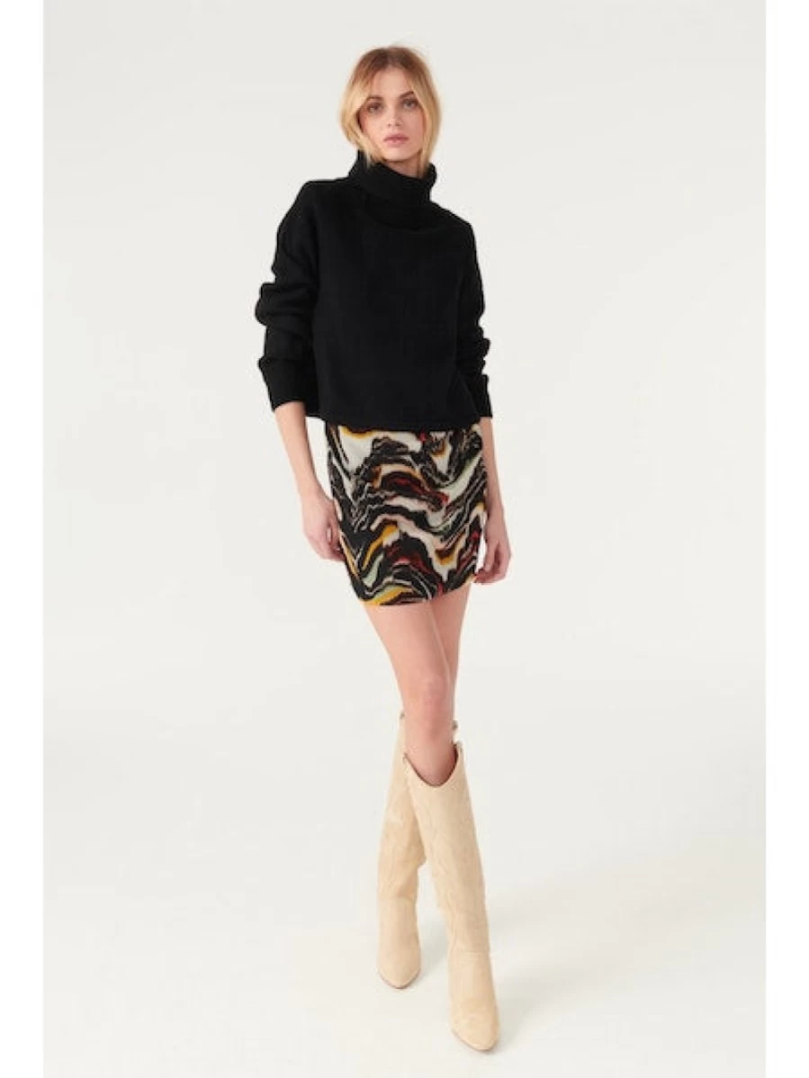 ba&sh Women's Black Mace Jumper Sweater
