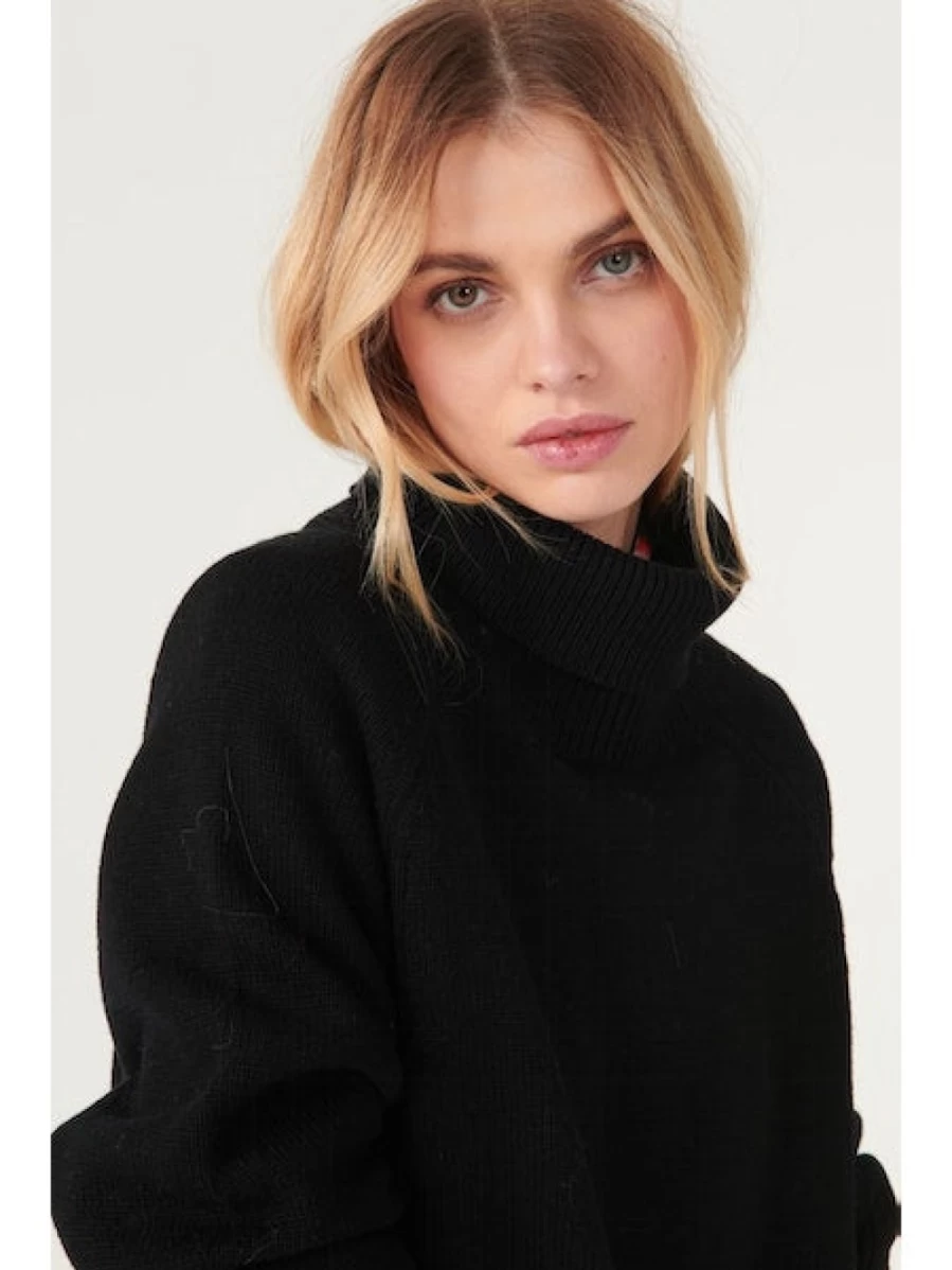 ba&sh Women's Black Mace Jumper Sweater
