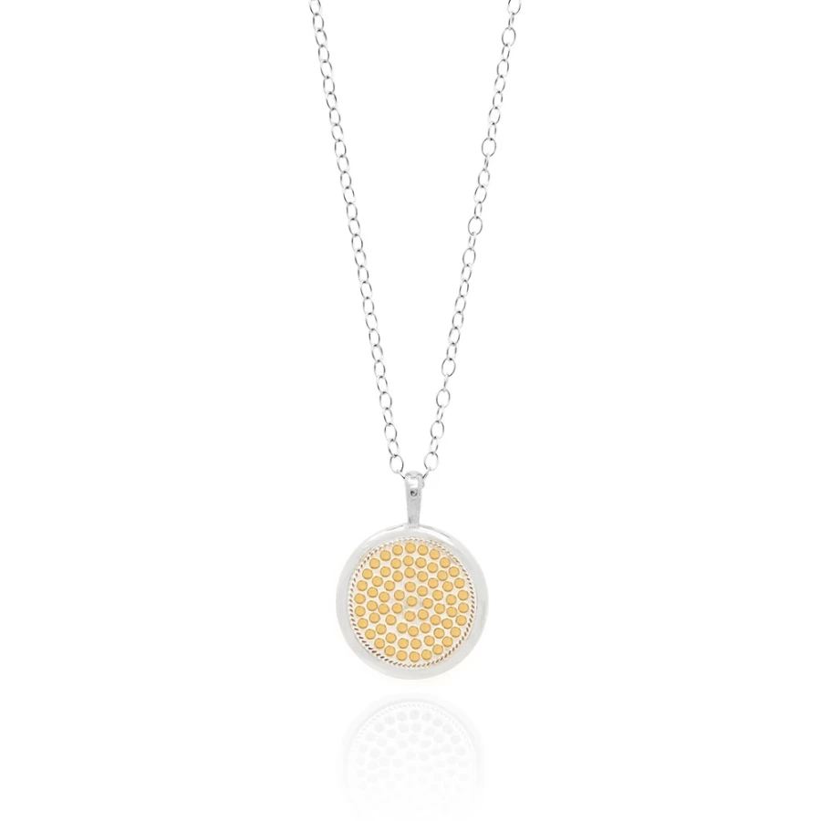 Anna Beck Women's Smooth Rim Pendant - Elegant Minimalist Necklace