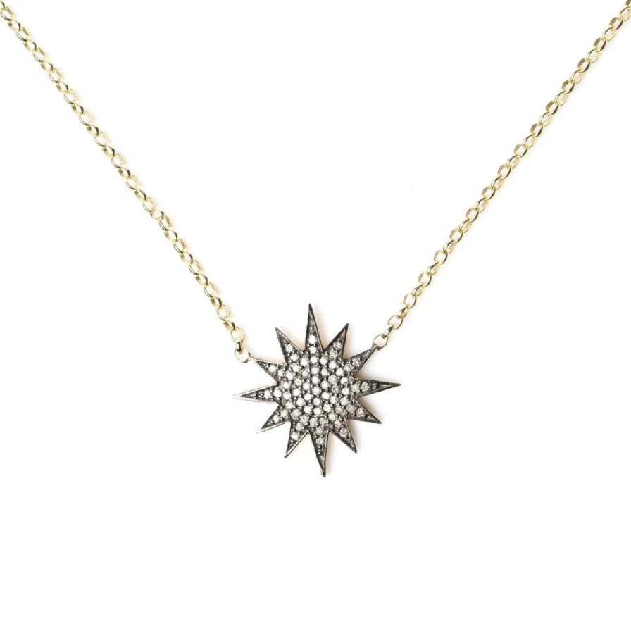 Kirstie Le Marque Women's Diamond & Gold Starburst Pendant Necklace