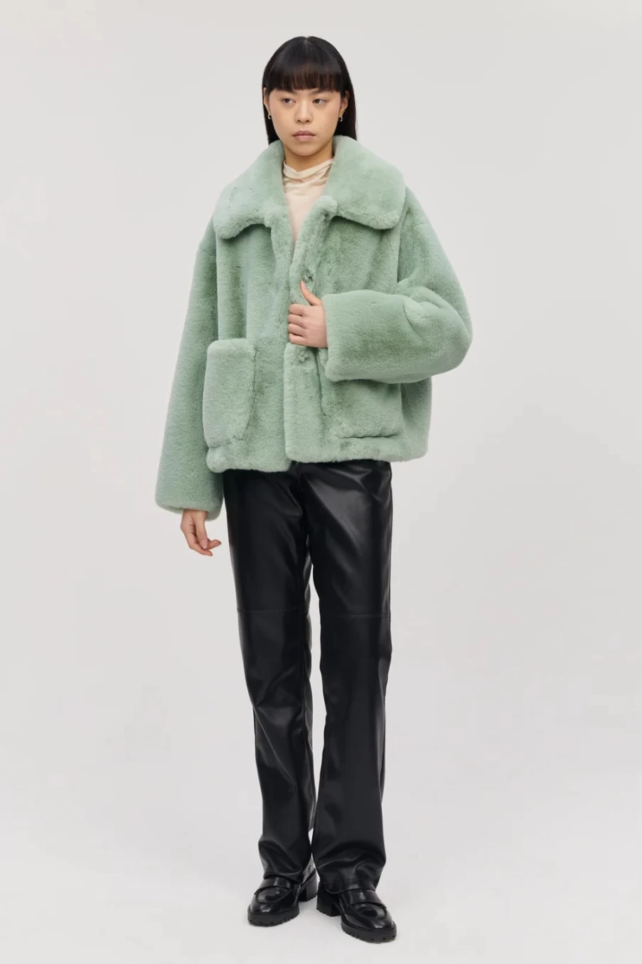 Jakke Women's Traci Mint Green Jacket - Lightweight Casual Outerwear