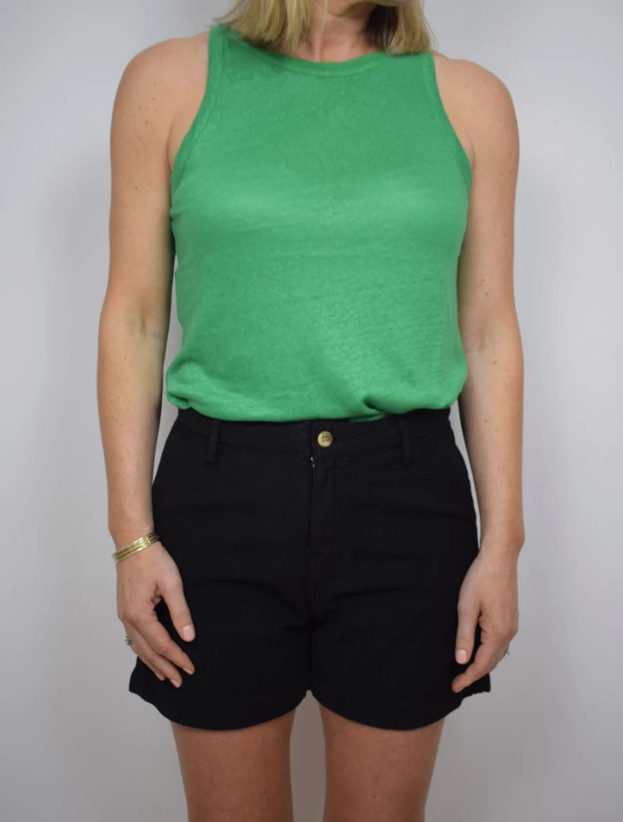 Denim Studio Women's Donna Black Denim Shorts