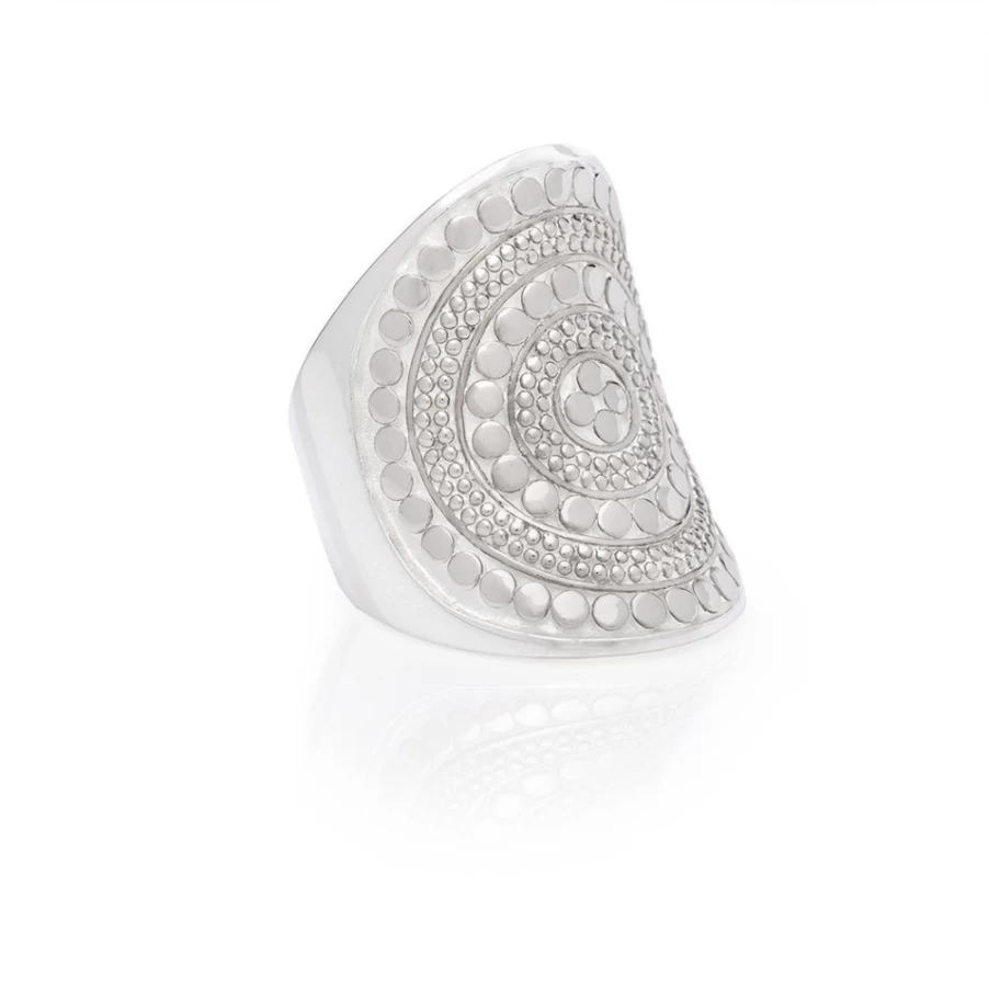 Anna Beck Women's Classic Saddle Ring in Sterling Silver - Timeless Elegant Jewelry
