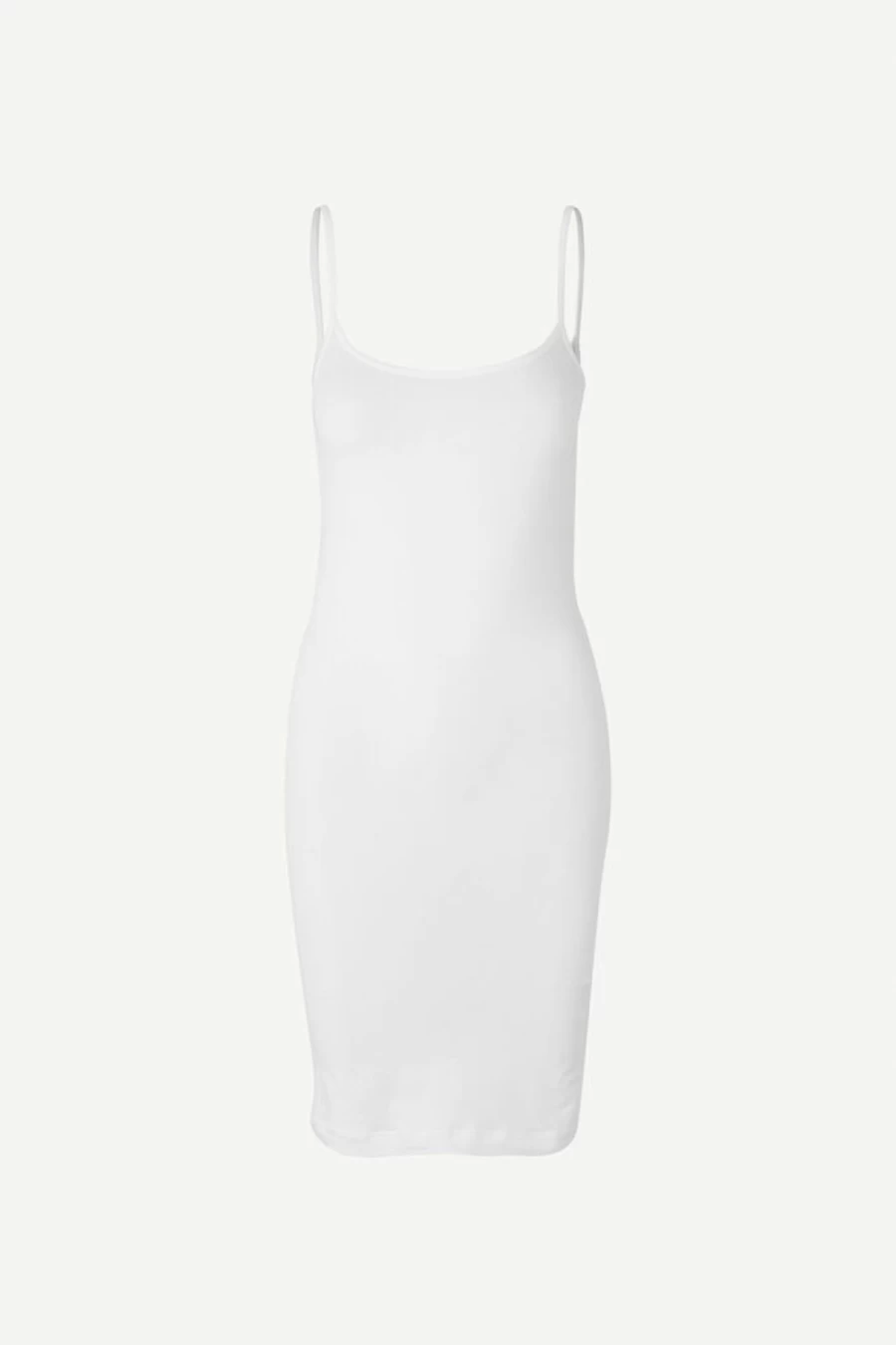 Samsoe Samsoe Women's Talla Slip Dress in White - Elegant Minimalist Style