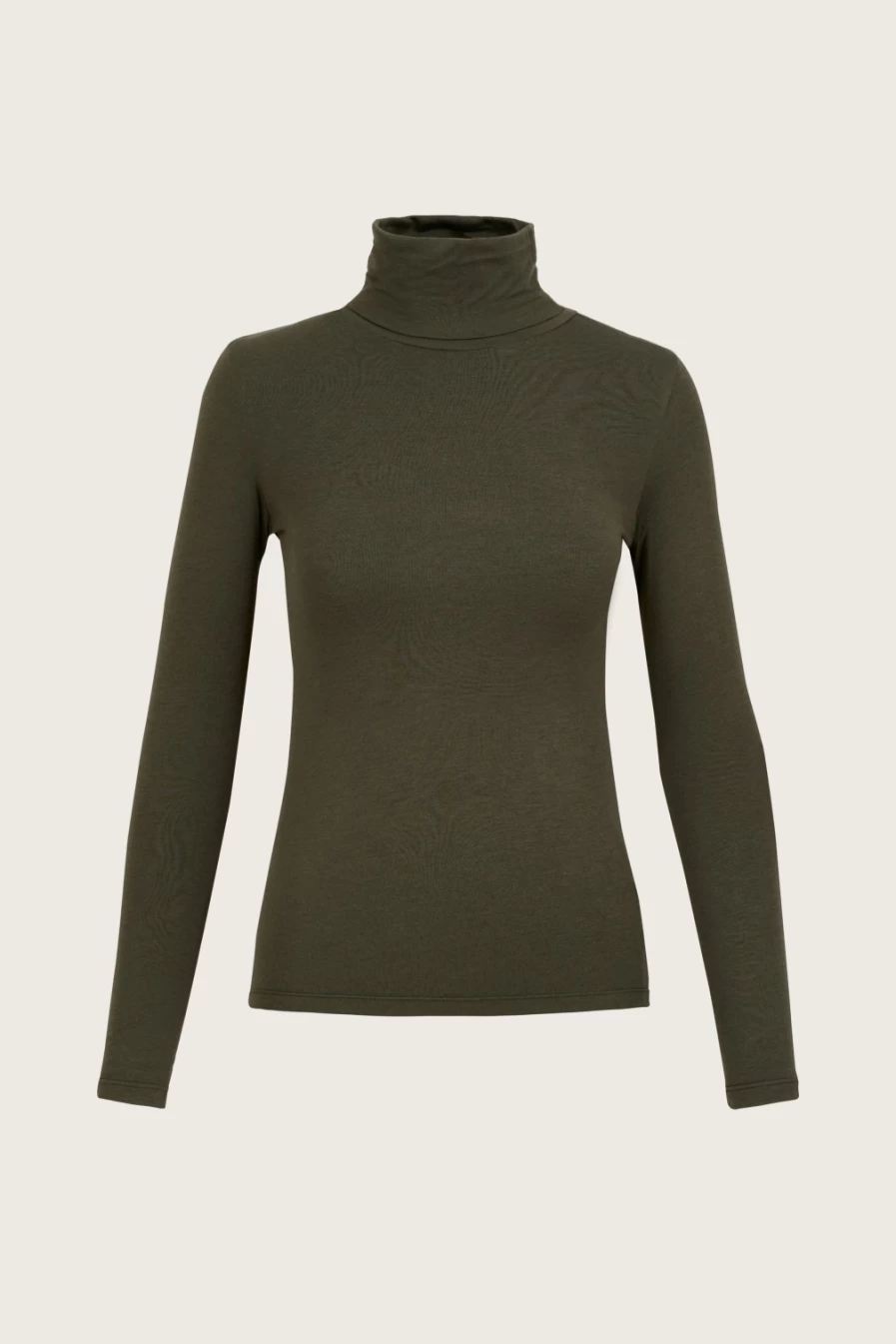 Not Shy Women's Susanna LS Tee - Forest Green Long Sleeve T-Shirt