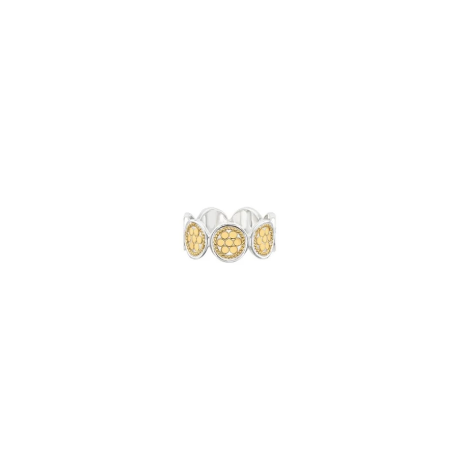 Anna Beck Women's Multi-Disk Gold Ring - Stackable Elegant Jewelry
